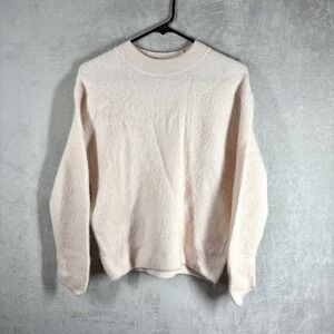 Vince Alpaca Mohair Plush Crewneck Sweater Size XS Quiet Luxury Soft Girl Cozy